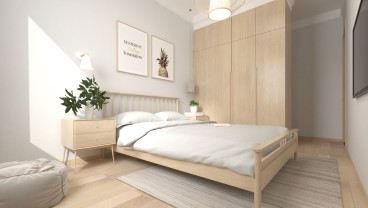 富力东堤湾畔(建设中)日式卧室效果图