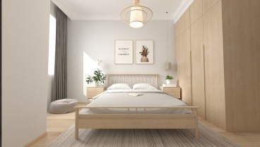 富力东堤湾畔(建设中)日式卧室效果图