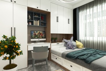 圣博·未来城北欧卧室效果图