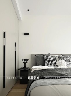 太阳国际公寓现代简约卧室效果图