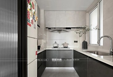 锦润公寓现代简约厨房效果图