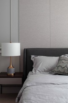 信达·西山银杏现代简约卧室效果图