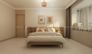 中北·新都心(建设中)日式卧室效果图