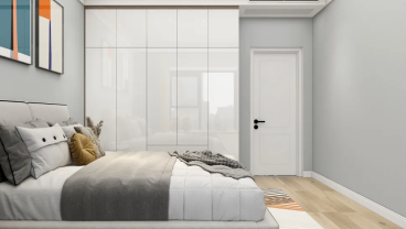 博泰·海畔澜廷现代轻奢卧室效果图