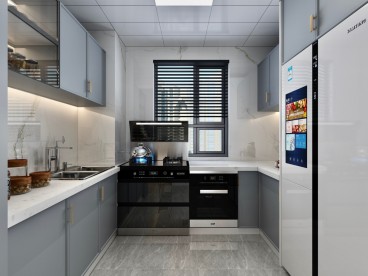 耶鲁印象丨现代简约 家的样子现代简约厨房效果图