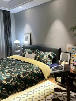 国贸天琴湾现代简约卧室效果图