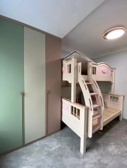 龙湖国际现代轻奢儿童房效果图