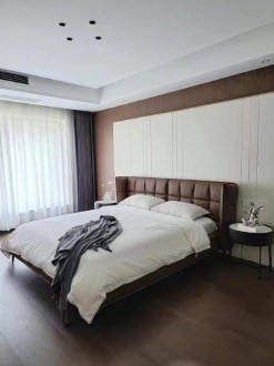 新华·学府花园现代轻奢卧室效果图